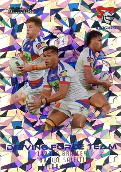 2023 NRL Traders Titanium - Driving Force Team Priority #DFTP08 Newcastle Knights Front